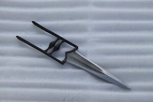 V Rare Antique Mughal Rajput Maratha Warrior Wootz Steel Blade Tiger Knife Katar