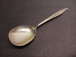 Oneida Sterling Silver Sugar Spoon Flower Design 21 77 Grams Vintage