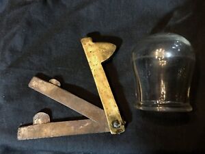 C1850 Brass Case 2 Blade Bleed W Glass Suction Cup