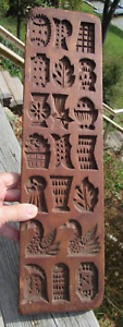Antique Original 1800 S Springerlee Cookie Mold With 20 Cookie Molds