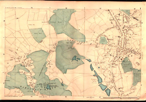 Highgate Hampstead Old Map 1885