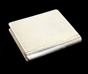 Exceptional 1936 Birmingham Sterling Silver Match Book Case