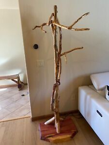 Rustic Red Cedar Custom Strong Tree Coat Rack Clothes Rack Hat Stand Tree