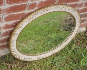 Fantastic Excellent Vintage Giltwood Resin Framed Wall Mantle Mirror Import