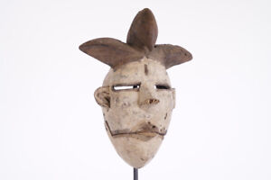 Ogoni Mask With Movable Jaw From Nigeria 10 5 African Tribal Art