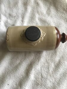 Antique Lovatt Langley Stonewear Pottery Hot Water Bottle Foot Warmer