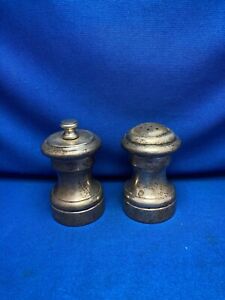 Reed And Barton Sterling Silver Salt Shaker Pepper Mill No Monograms