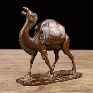 Collection And Decoration Of Chinese Bronze Animal Camel Incense Stove