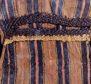 Pre Columbian Peru Chancay Woven Headband Burianl Mummy Mask Textile