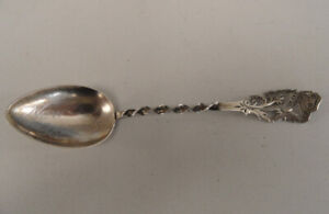 Vintage Sterling Silver 925 New Orleans Louisiana Butterfly Souvenir Spoon 11 5g