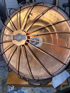 Vintage 1930 S Thermax Antique Copper Heat Lamp Model E3952 In Working Condition
