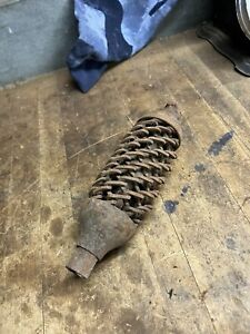Antique Old Rare Pat Sept 30 02 Cast Iron Water Pipe Cleaner Plumbing Tool Usa
