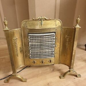Rare Antique Belling Electric Heater 1930 Works Well Brass