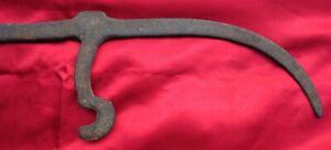 Antique Late 1800 African Ngbaka Tribe Knife Sword Axe Sickle Zaire 24 1 4 Long