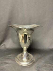 International Sterling Silver Vintage Trumpet Vase 145 66