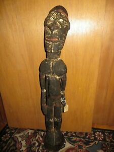 Sepik River Papua New Guinea Carved Painted Ancestor Figure Large 31 Inch