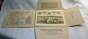 Antique Collection 8 German City Maps In Booklet