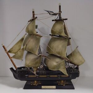 Vintage Blackbeard S The Most Blessed Trinity Clipper Ship Model Display