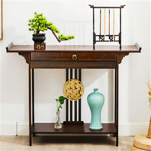 Unho Chinese Style Console Table Elegant Entrance Table Display Table Hall Decor