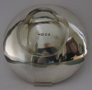 Mid Century Modern Sterlng Silver Modernist Bowl Dish 1975 English 222g