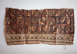 Old Futuna Tapa Cloth Traditional Dance Skirt Salatasi 