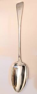 Georgian English London 1820 Sterling Platter Spoon 12 1 4 