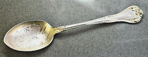 Norwalk Ohio Oh Sterling Silver Souvenir Spoon Roses 5 3 8 Long Vtg