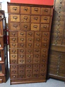 Yawman Erbe Co Oak Stacking File Drawer Cabinet