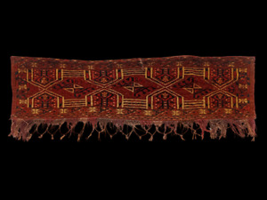 Antique Hand Knotted Collectible Turkmen Ersari Torba Ca 1900 1 1 3 11 Feet