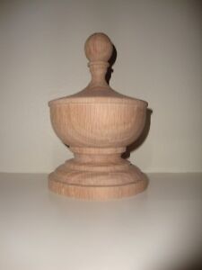 Wood Finial Unfinished For Newel Post Finial Or Cap Finial 97