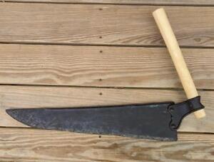 Vintage Hay Knife Froe Saw Tobacco Cutter Serrated