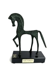 Vtg Mcm Frederick Weinberg Style Etruscan Greek Horse Sculpture 10 5 