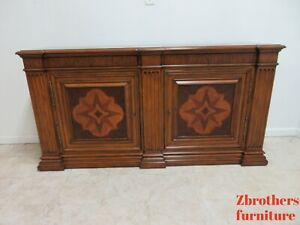 Ethan Allen Marquetry Sideboard Buffet Console Server Lombardy