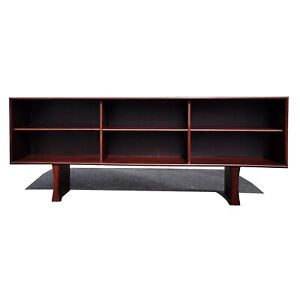 A Danish Mid Century Modern Rosewood Bookcase Sideboard By Hp Hansen