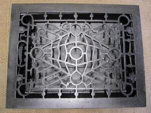 Vintage Cast Iron Register Grate Antique Heat Vent Furnace Hardware 10874