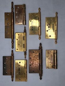 Vintage Hinges Assorted Lot 0f 10 Fast Shipping