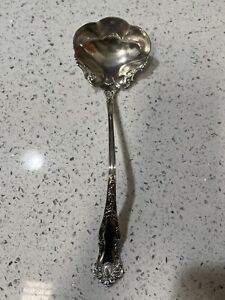Vintage W F Rogers Silver Plate Large Soup Or Punch Ladle