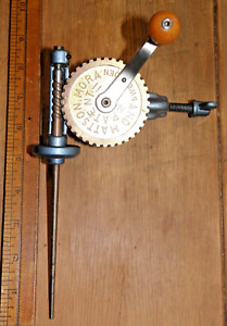 Antique Mattson Mora Bobbin Yarn Thread Winder Tool Made In Sweden