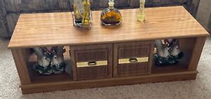 Vintage Mcm Coffee Cocktail Cabinet Table 