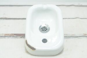 Vintage Kohler White Porcelain Cast Iron Drinking Fountain Water Bubbler Sink