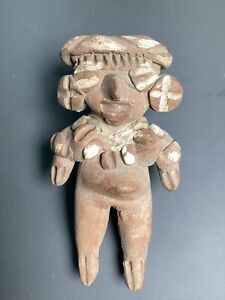 Ancient Pre Columbia Chupicuaro Figure Tall 3 1 2 Inch 2