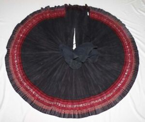 Big Heavy Tribal Chinese Miao People S Old Local Cloth Hand Embroidery Skirt