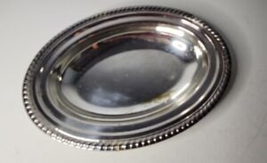 Oval Vintage Silver Serving Dish