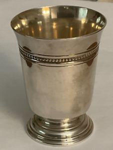 Christofle Perles Silver Plate Silverplated Cup Tumbler Multi Use France