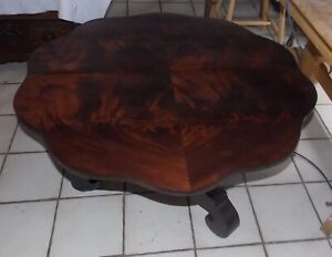 Rosewood Book Matched Veneer Top Empire Coffee Table Ct 279 