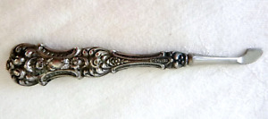 Antique 925 Sterling Silver Manicure Cuticle Grooming Tool Repousse Handle