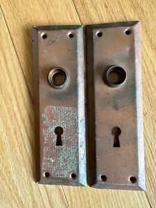 Antique Door Knob Trim Plate 2 3 16 X7 I Only Have 2 Of These
