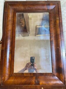 Antique Ogee Wood Framed Wall Mirror 23 0 W X 33 0 L X 1 5 D