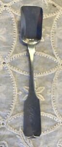 Coin Silver Murdock Andrews Utica Ny Sugar Scoop Spoon Ca 1822 Hallmark