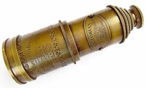 Brass Telescope Victorian 1915 Marine Nautical Hand Held Telescope 20 Inch Gift